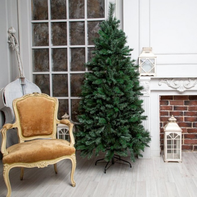 Ель ROYAL CHRISTMAS MONTANA SLIM TREE PP/ PVC PREMIUM - HINGED - 195 см 65195